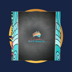 Box cover of the Perth Mint Discover Australia 2006-2008 series on a blue background.