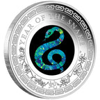 2025 Opal Lunar Snake 1oz Silver Proof Coin