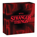 2026 Stranger Things Season Two one-ounce silver coloured rectangular coin from The Perth Mint, box set with red and black design