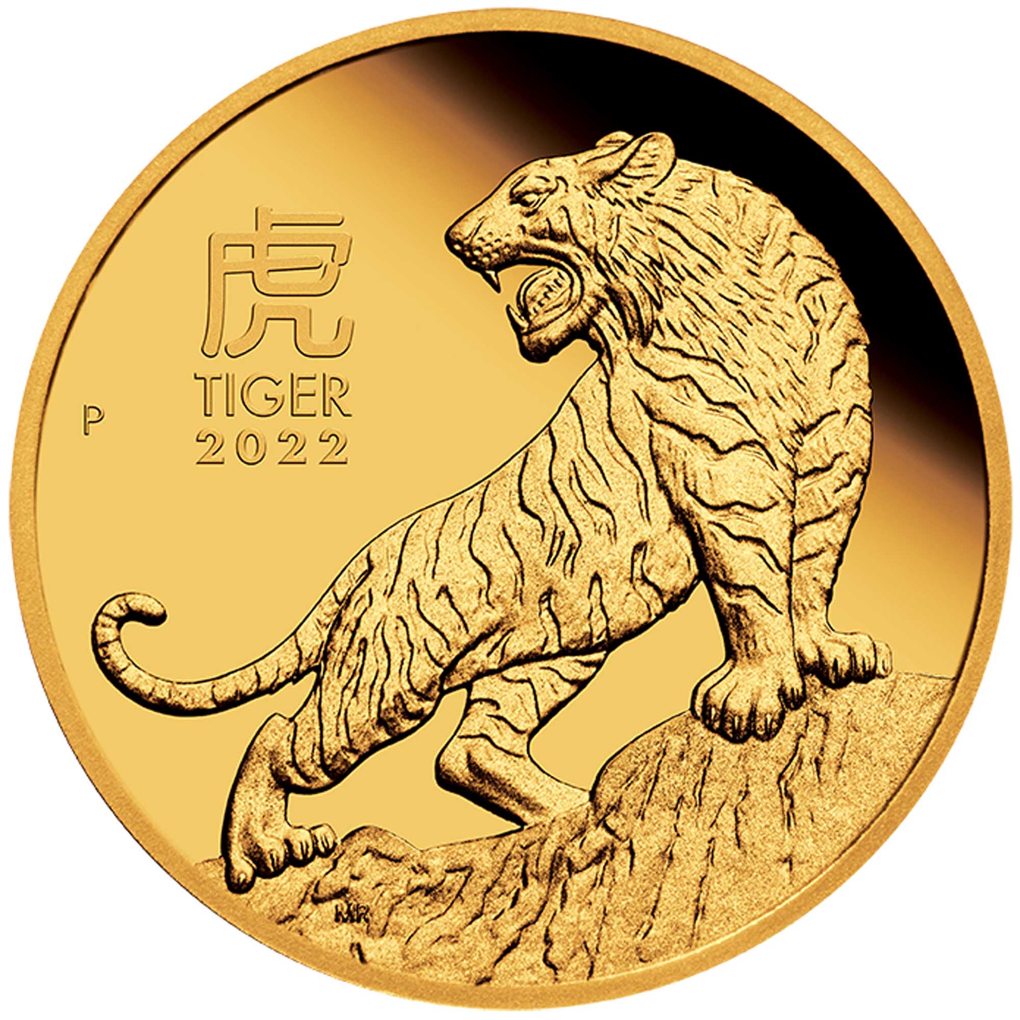 2022 Perth Mint 1/4oz Gold Proof Lunar Tiger Coin – Heritage